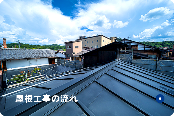 屋根工事の流れ